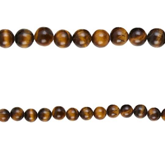 Tiger Eye Round Beads, 8mm by Bead Landing™